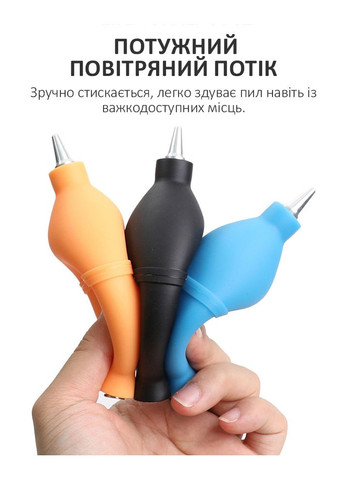 Груша P6-2 для обдува и очистки от пыли мобильной техники, электроники Black TELIJIA (327422802)