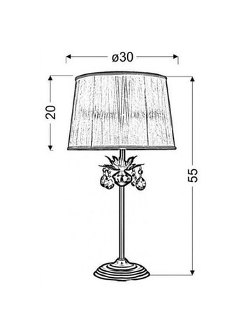 Настольная лампа ADONIS (41-27535) Candellux (361313211)