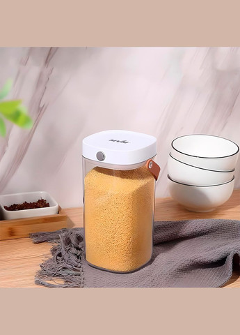 Ёмкость для хранения MY HOME Прозрачная (KP07 L T/WHITE) MVM (301003328)