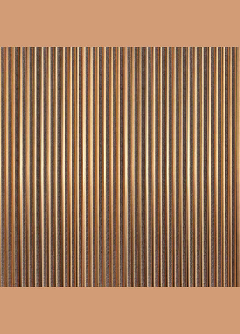 Рельс декоративный PS под коричневую кожу с бронзой 2900х120х12мм SW-00002135 Sticker Wall (327088510)