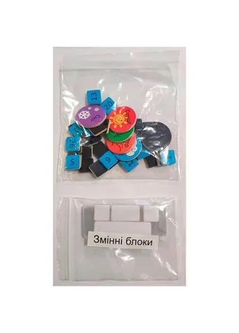 Магнитный календарь с часами на украинском языке Viga Toys (395826006)