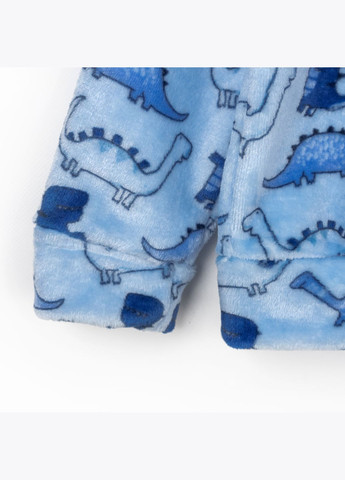 Синя всесезон піжама тепла для хлопчика dino dexter's