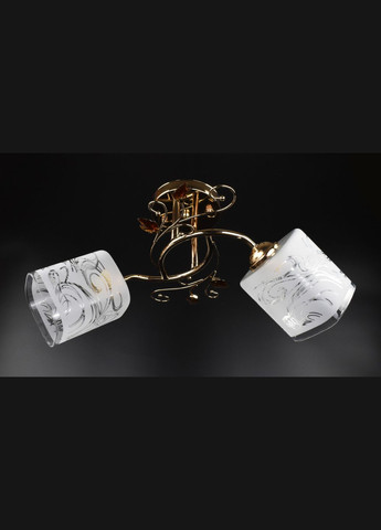 Люстра стельова на 2 лампочки 25442 Золото 21х32х48 см. Sunnysky (364754004)