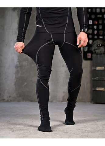 Армейское мужское активное термобелье черное No Brand (363222682)