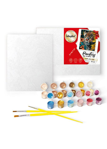 Картина за номерами "Таємниці розквіту" Ідейка KHO8510, з фарбами металік IDEYKA (333702055)