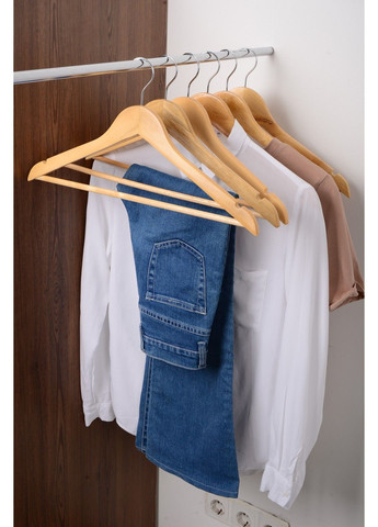 Вешалка RE05210 д/ед. дерево 44.5х23х1,2 см (6 шт) (6792299) IDEA HOME (365276538)