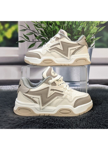 Бежевые демисезонные кроссовки детские для девочки Jong Golf