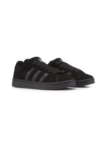 КРОСІВКИ ЖІНОЧІ ADIDAS CAMPUS 00S FULL BLACK АДІДАС КАМПУС No Brand чорні демісезони (369391051)