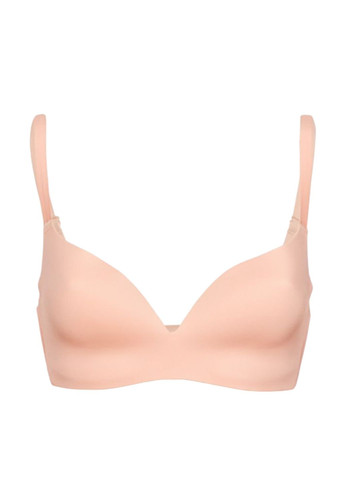 Бежевый бюстгальтер бесшовный без косточек l1520a marita Luna микрофибра