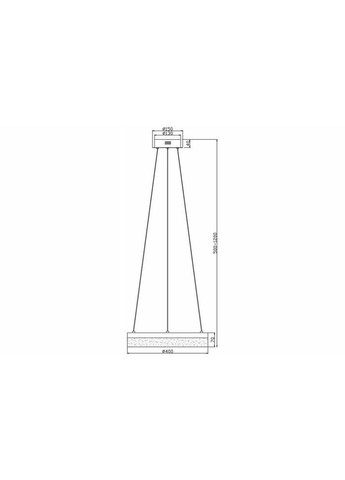 Підвісний світильник 330601-02 Cornelia Led 1x24W 4000K 1920Lm IP20 Bl (065976) Reality (361312645)