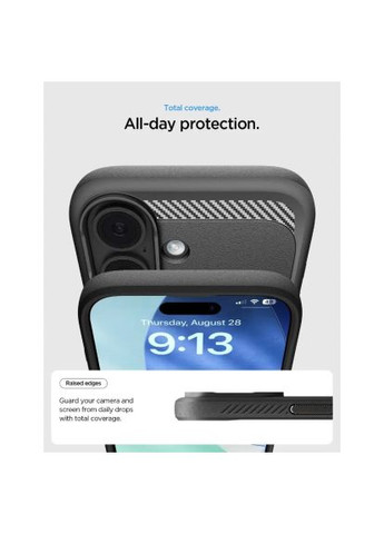 Чехол для мобильного телефона (ACS10367) Spigen Rugged Armor MagFit iPhone 17 Matte Black (367017495)