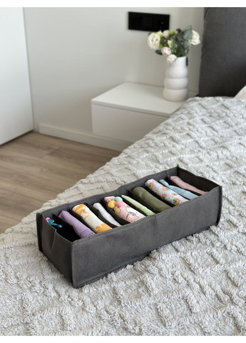 Набор гибких органайзеров XS, S, M без картона (бежевый) для белья и детских вещей. Organize (356473633)