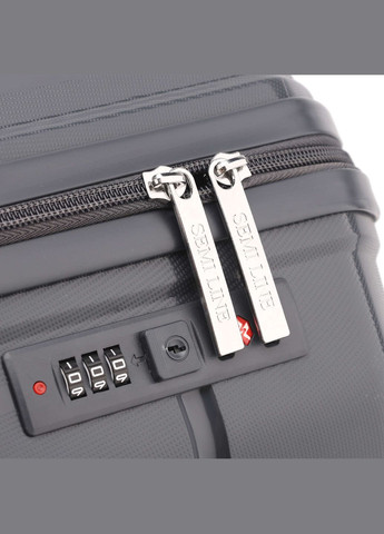 Чемодан малый для ручной клади 20" (S) Polypropylene Graphite (T5835-1) Semi Line (322463254)