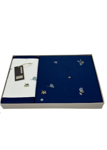 Постільна білизна сатин з вишивкою — Safran євро Dantela Vita (303499616)