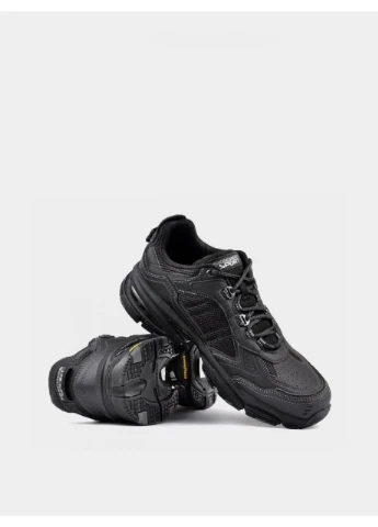 Черные демисезонные кроссовки Skechers