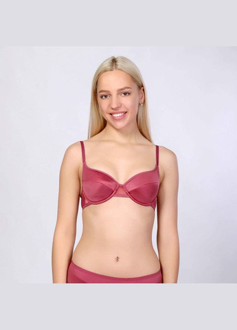 Бордовый бюстгальтер на косточках Elita с косточками