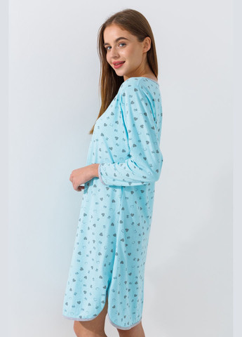 Ночная женская рубашка 3274 Голубой Sevgi (316018632)