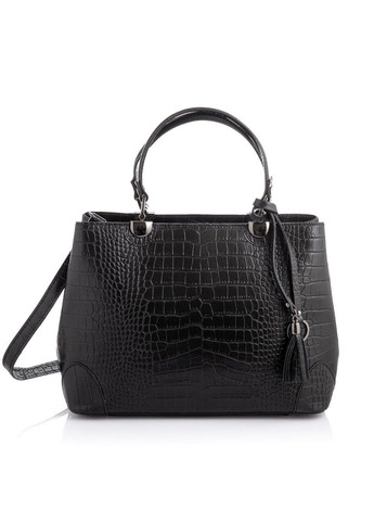 Класична жіноча чорна сумка Italy F-IT-7603A Firenze (304265671)