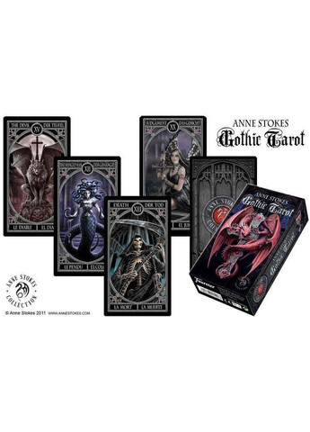 Готическое Таро Энн Стокс (Anne Stokes Gothic Tarot) Fournier (331738521)