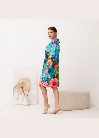 Халат женский из плюшевого велюра эксклюзивный Brazil 18360 2XL-3XL FlexDress (336766967)