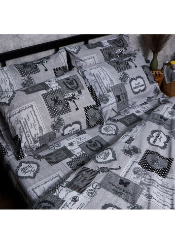 Комплект постільної білизни Бязь Gold Люкс «» Євро 200х220 наволочки 2х50х70 (MS-820007291) Moon&Star Vintage Keys (356116467)