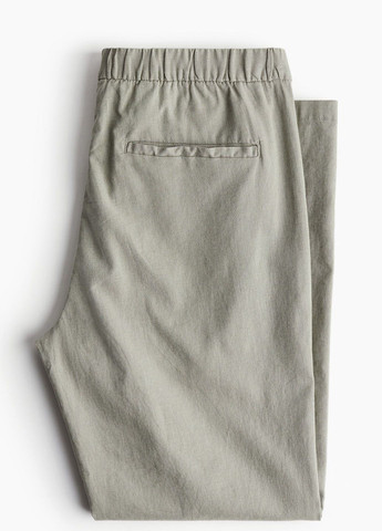 Светло-зеленые кэжуал летние брюки H&M