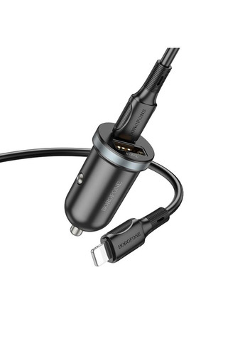 Автомобильное зарядное устройство BZ22 Scenery dual-port PD30W+QC3.0 автомобильный зарядник (C to iP) Borofone (304253420)