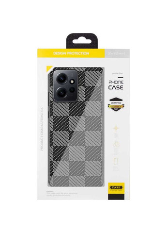 Чохол TPU+PC Grid для Xiaomi Redmi Note 12 4G Cube No Brand (360879488)