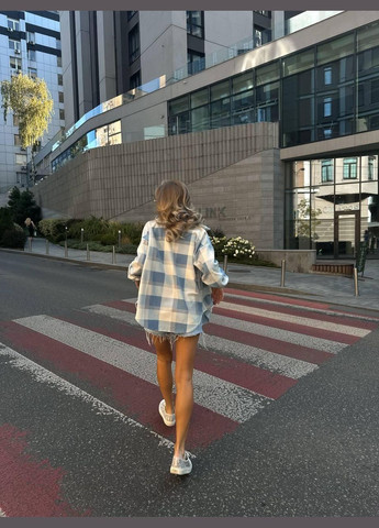 Сорочка жіноча - кашемірова в клітинку JUGO STYLE H № 330 (316582208)