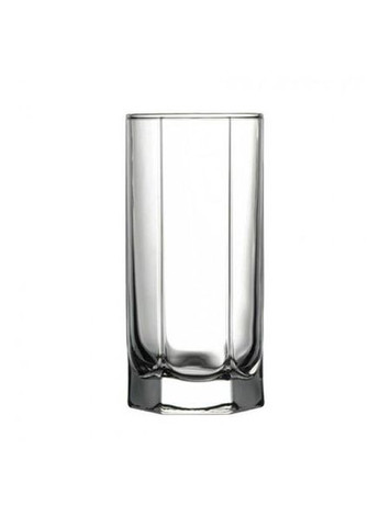 Набор 6 высоких стаканов стеклянные 440мл для напитков и коктейлей с имитацией граней Pasabahce (368978201)