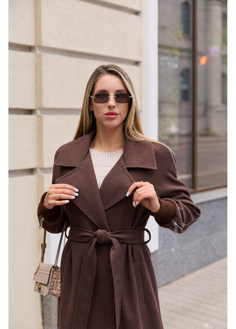 Темно-коричневое демисезонное Пальто MN
