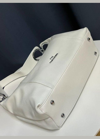 Сумка жіноча натуральна шкіра біла Y1728-2 Polina&Eiterou (341322561)