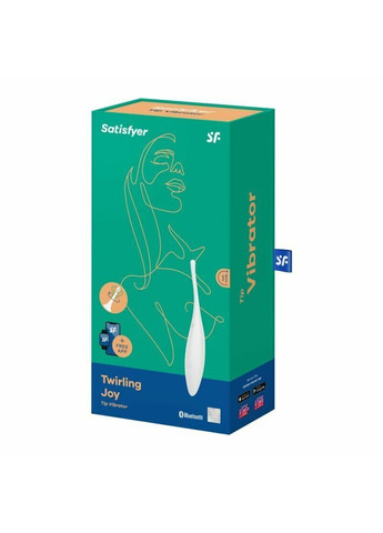 Смарт-вібратор для клітора Twirling Joy White Satisfyer (316231878)
