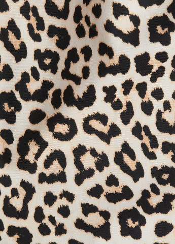 Світло-бежева ділова сукня H&M леопардовий