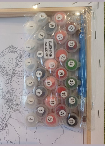 Картина за номерами Полум'яні квіти Картини за номерами 40х50 на дерев'яному підрамнику GX43706 Rainbow Art (308989104)