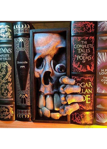Подставка для книг Monster Bookend Scull Череп No Brand (362453020)