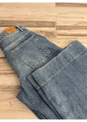 Джинси жіночі 3717-31 PALAZZO jeans вільні палаццо широкі кльош стрілка довгі світло сині Its Basic - (325602823)