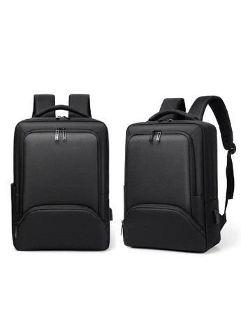 Рюкзак повсякденний міський з відділенням для ноутбука виходом для USB-проводу оксфорд 43х32х12 см 16 л (477563-Prob) Чорний Unbranded (298112421)