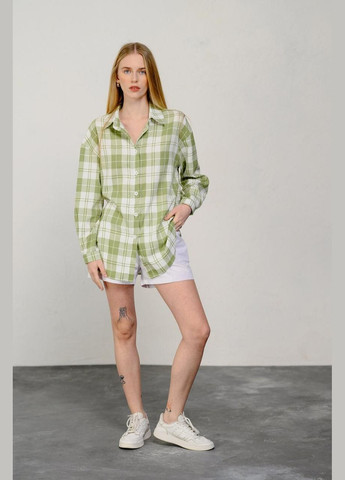 Зеленая демисезонная блузка Modna KAZKA