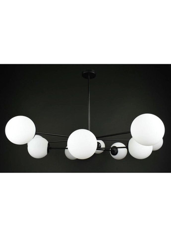 Люстра потолочная на 10 лампочек 27783 Черный 40-70х116х116 см. Sunnysky (324396572)