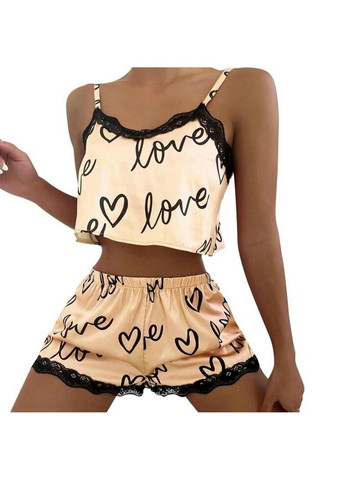 Комбинированная всесезон пижама женская 14439 m бежевая Fashion