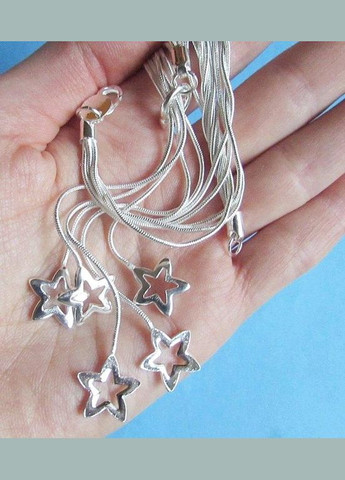 Посеребрённое красивое колье звёзды Fashion Jewelry (338431344)