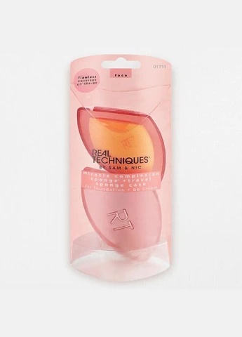 Спонж для макіяжу (Реал Технікс) Miracle Complexion Sponge у дорожньому футлярі ( ) Real Techniques (278773738)