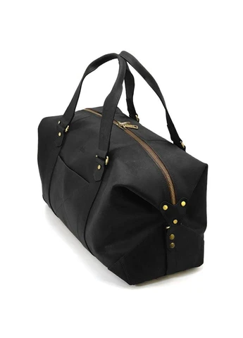 Кожаная дорожная сумка TARWA RA-0320-4lx чёрная 28×50×21 см No Brand (400878307)