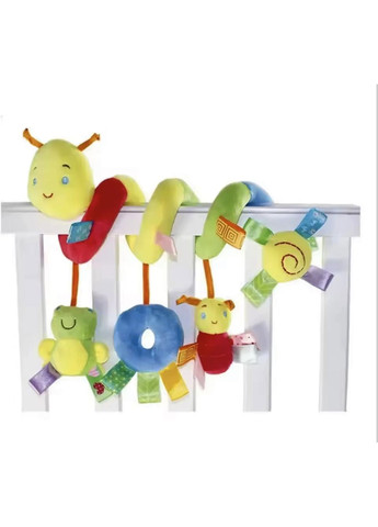 Інтерактивна плюшева іграшка-підвіска на коляску, ліжечко або автокрісло з брязкальцями, що висять No Brand (346268619)