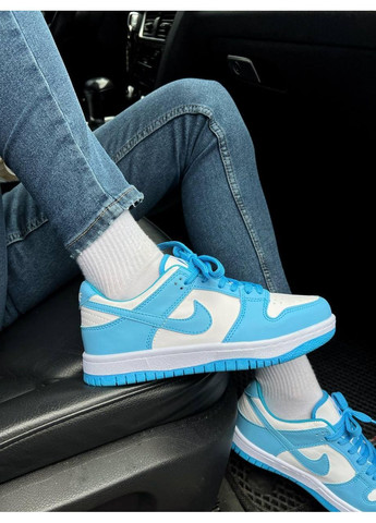 Білі Осінні кросівки чоловічі nike sb dunk blue white найк сб данк No Brand