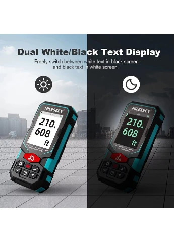 Лазерный дальномер рулетка S7 100м с цветной камерой Mileseey (331640170)