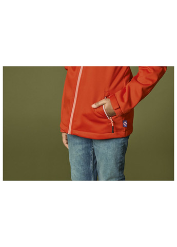 Червона демісезонна куртка softshell водовідштовхувальна та вітрозахисна для дівчинки bionic-finish® eco 418412 червоний Crivit