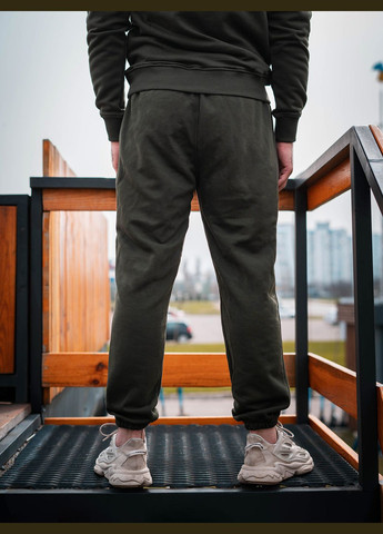 Хаки спортивные демисезонные джоггеры брюки Custom Wear