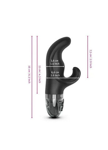 Вибратор-кролик Hop Hop Bob Black Edition Mystim (303906776)